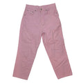 VTG 90s J.B. Blue High Waist Cropped Denim Jeans Pink Size 6/8 Tapered Y2K