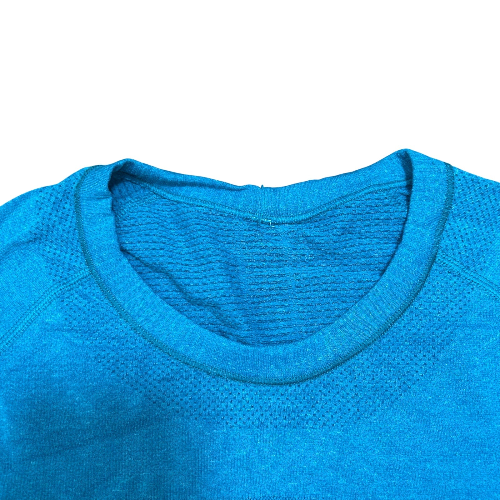 Lululemon Swiftly Tech Long Sleeve Top Blue 6 Flawed Paint Mark Activewear