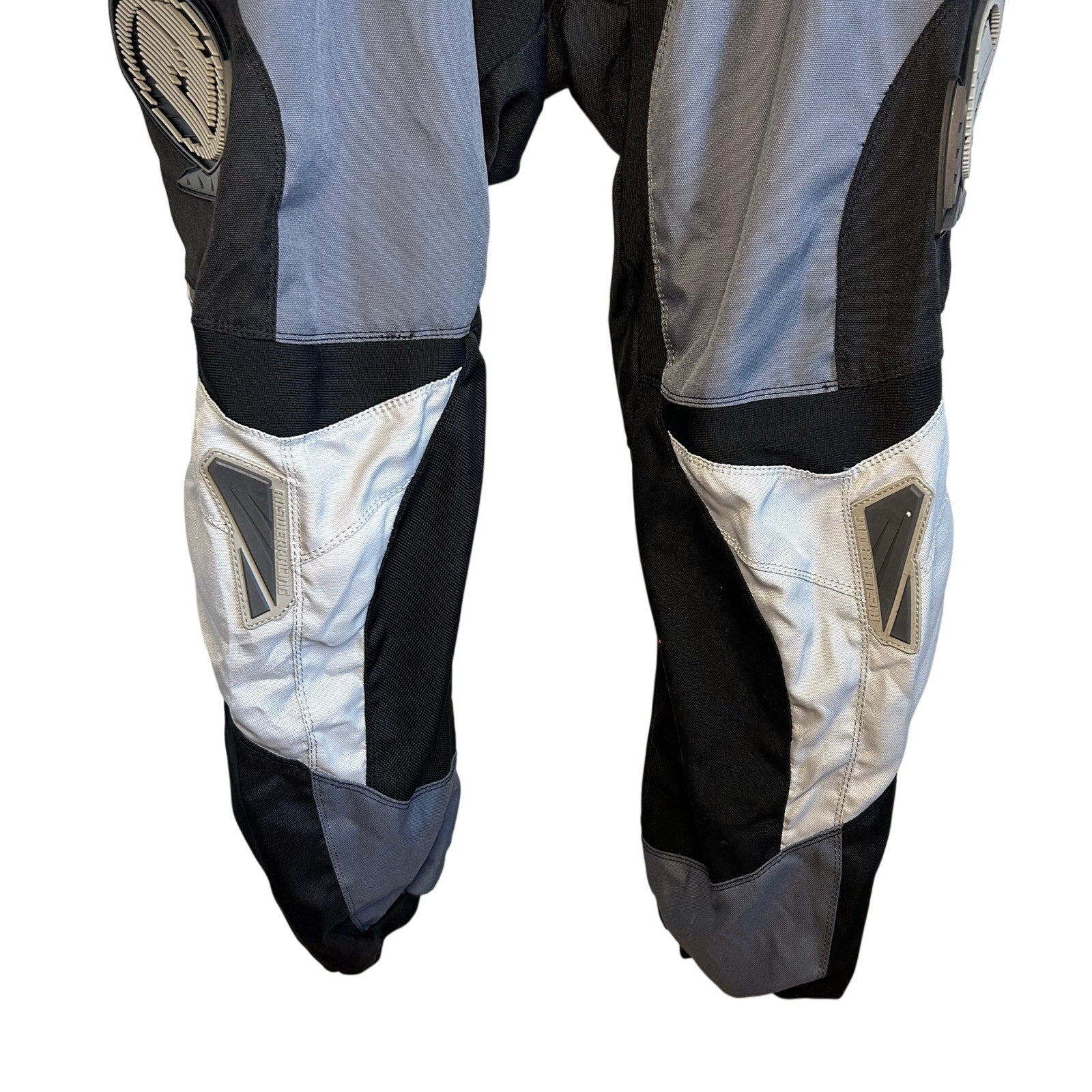 Answer Racing Syncron Motocross Pants XL 38 Black White Y2K Biker Dirt Bike