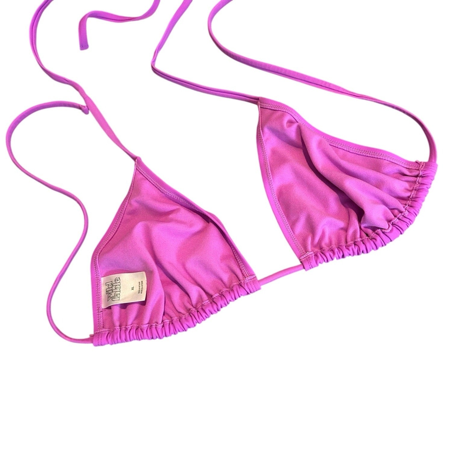 Wild Fable Purple Triangle Bikini Top XL Aesthetic Beachwear Resort Pool Y2K