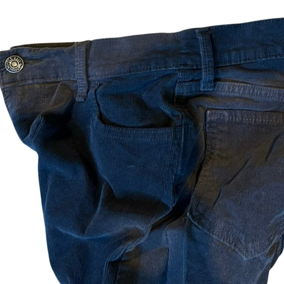 Old Navy Rockstar Navy Blue Corduroy Skinny Pants Women's Size 8 98% Cotton