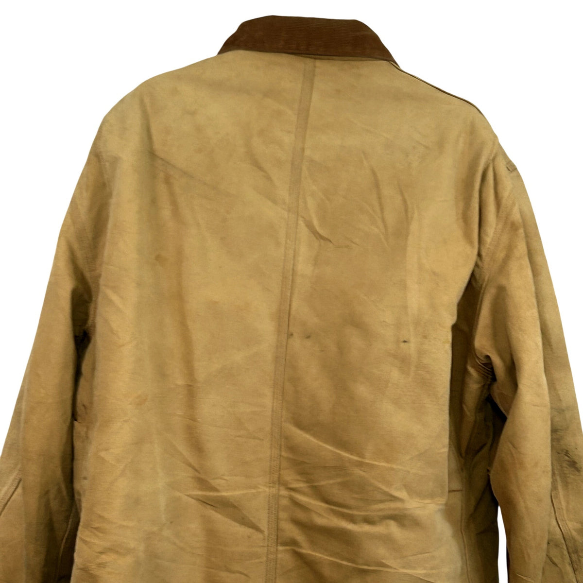 VTG 90s Carhartt J18 48R Tan Quilted Duck Detroit Work Barn Jacket Coat Gorpcore
