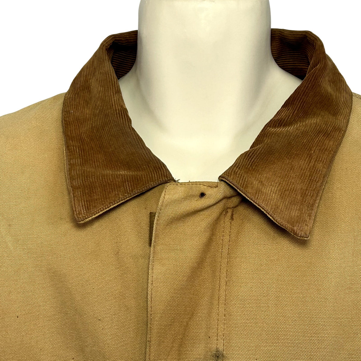 VTG 90s Carhartt J18 48R Tan Quilted Duck Detroit Work Barn Jacket Coat Gorpcore