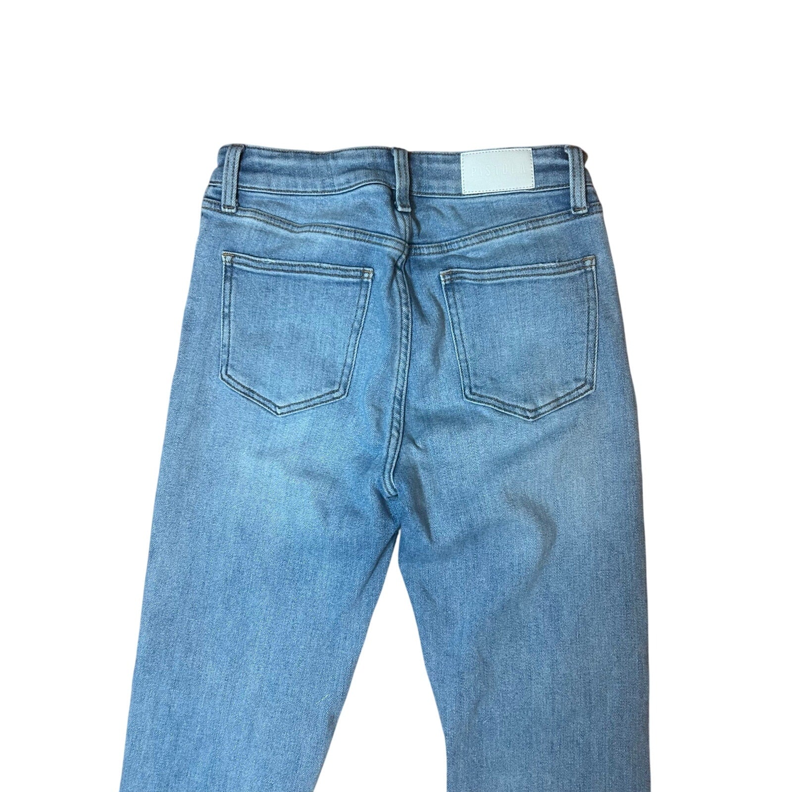Pistola Cassie High Rise Straight Leg Jeans Sunrise Wash 28 Minimalist Indie