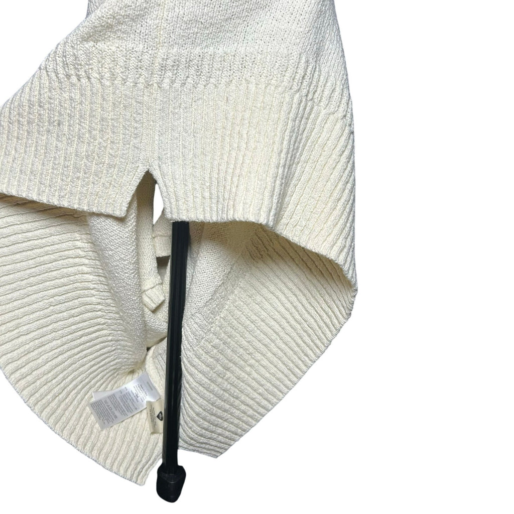 Madewell 2024 Texture-Stitch V-Neck Sweater Vest XL Ivory