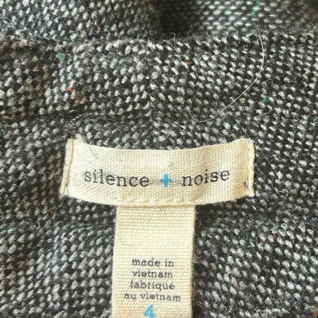 Silence & Noise Gray Cargo Pleated Pants 4 Streetwear Gorpcore Y2K Utility Basic