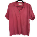 VTG Energie Pink Half Zip Polo Shirt L Retro Indie Sleaze 90s Streetwear Sport