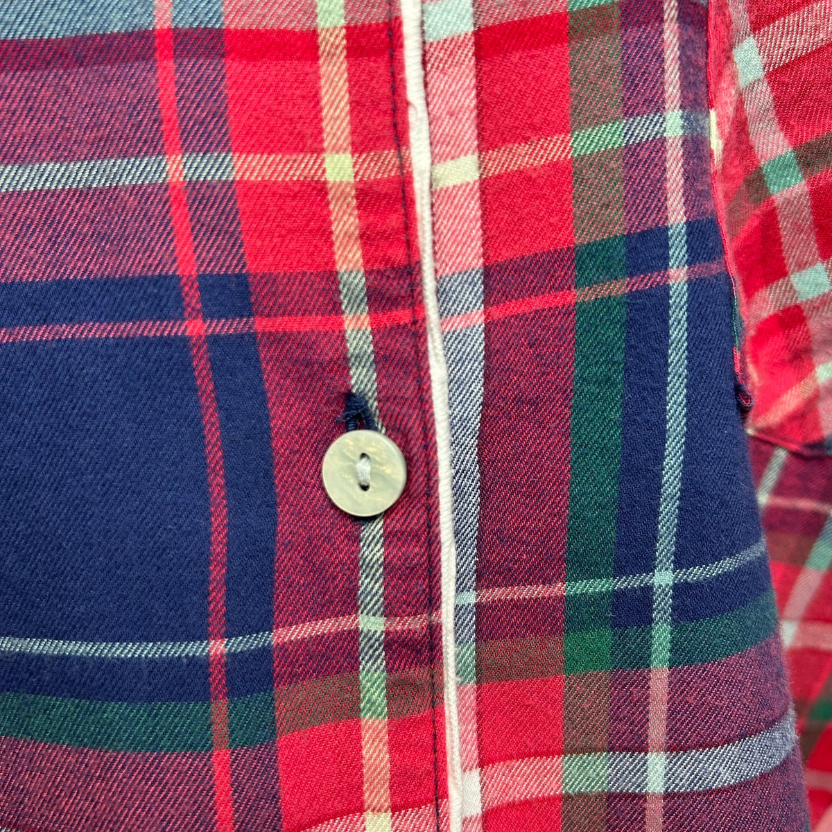 Victoria's Secret Plaid Flannel Pajama Set Red Tartan M Lounge Y2K Holiday