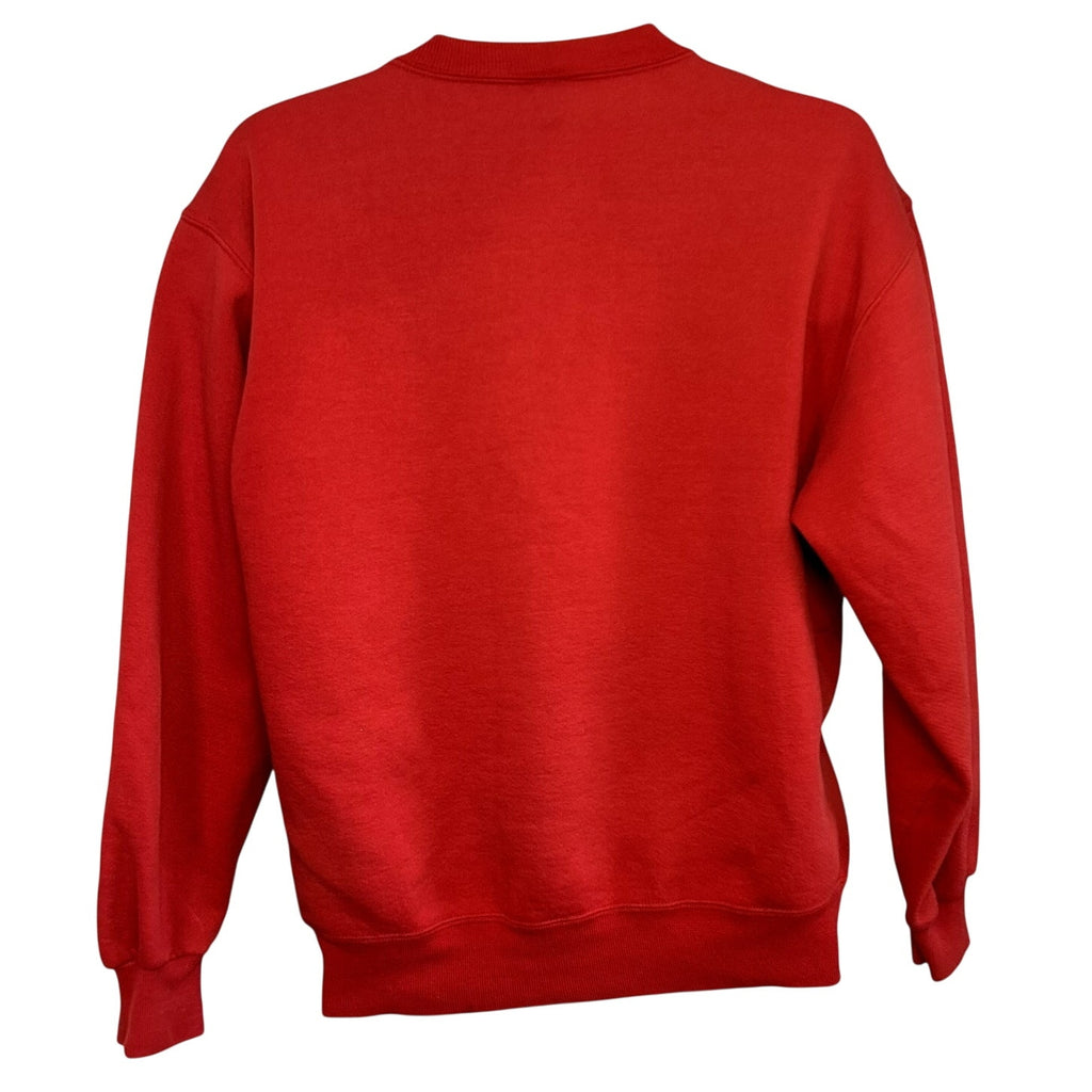 VTG 90s Russell Athletic M Red Fleece Crewneck Sweatshirt USA Gorpcore Utility