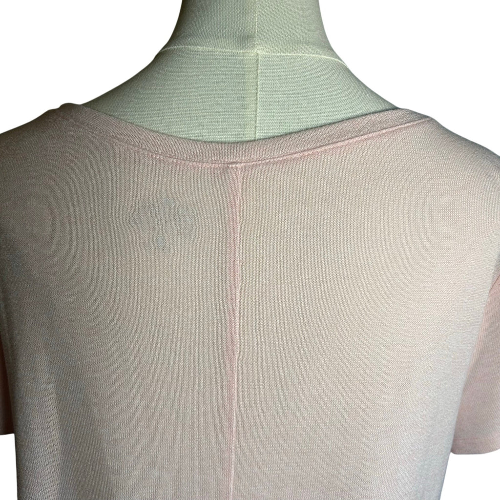 Hollister Pink Raw Hem Knit Long Sleeve Pullover Top Soft Coquette Casual Y2K