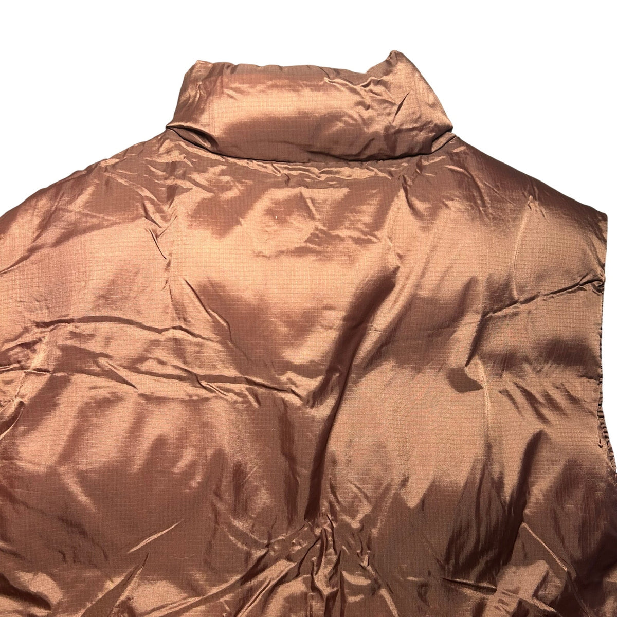 VTG Arizona Jean Co Reversible Puffer Vest Y2K Bronze Tan Gorpcore Large
