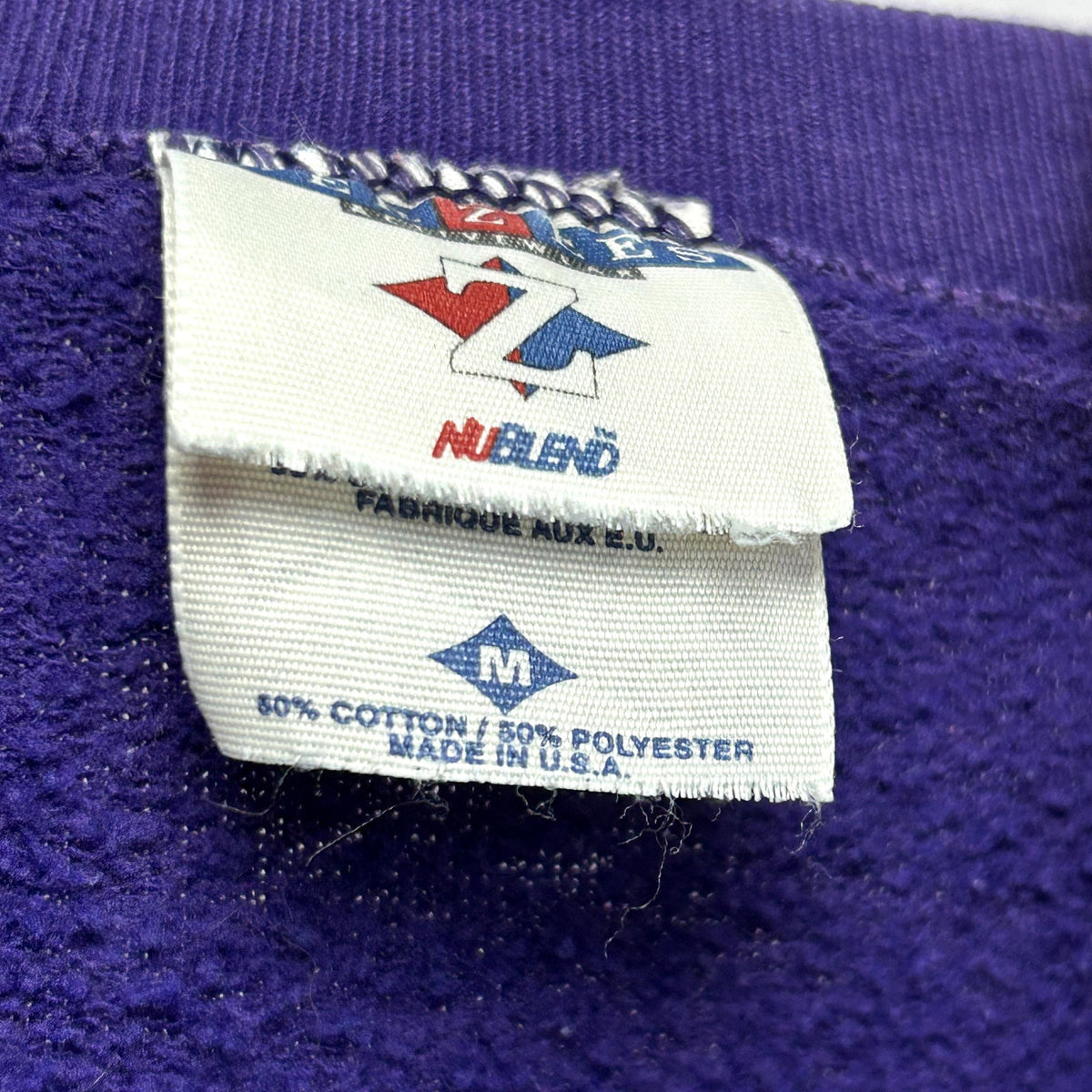 VTG 90s Jerzees M Purple Moose Saloon Ocean City MD Graphic Crewneck Sweatshirt