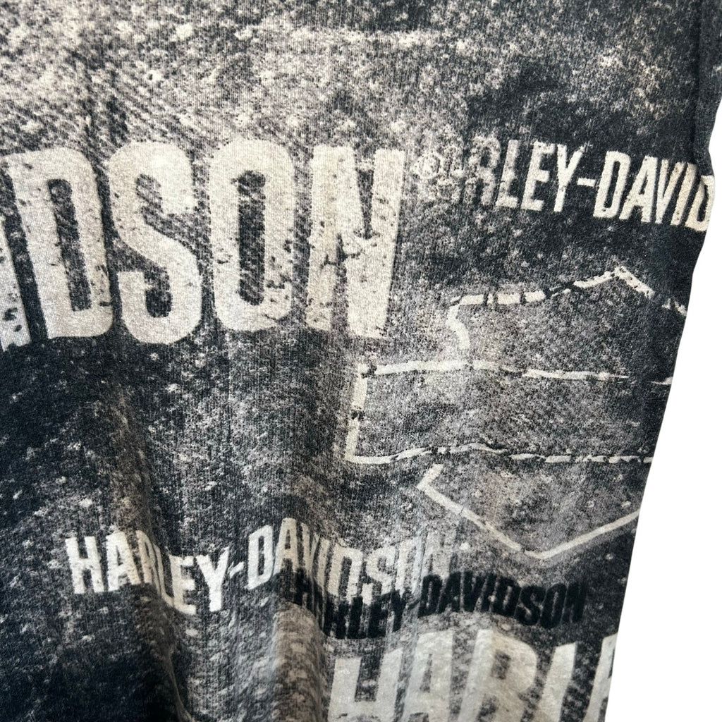 VTG Y2K Harley Davidson Ralph Marlin M T-Shirt Biker Grunge Streetwear Retro