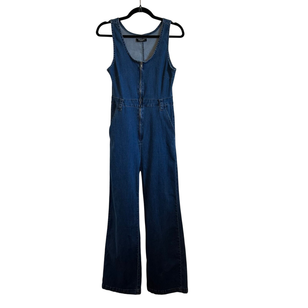 American Bazi Denim Utility L Jumpsuit Dark Blue Casual Streetwear Coveralls