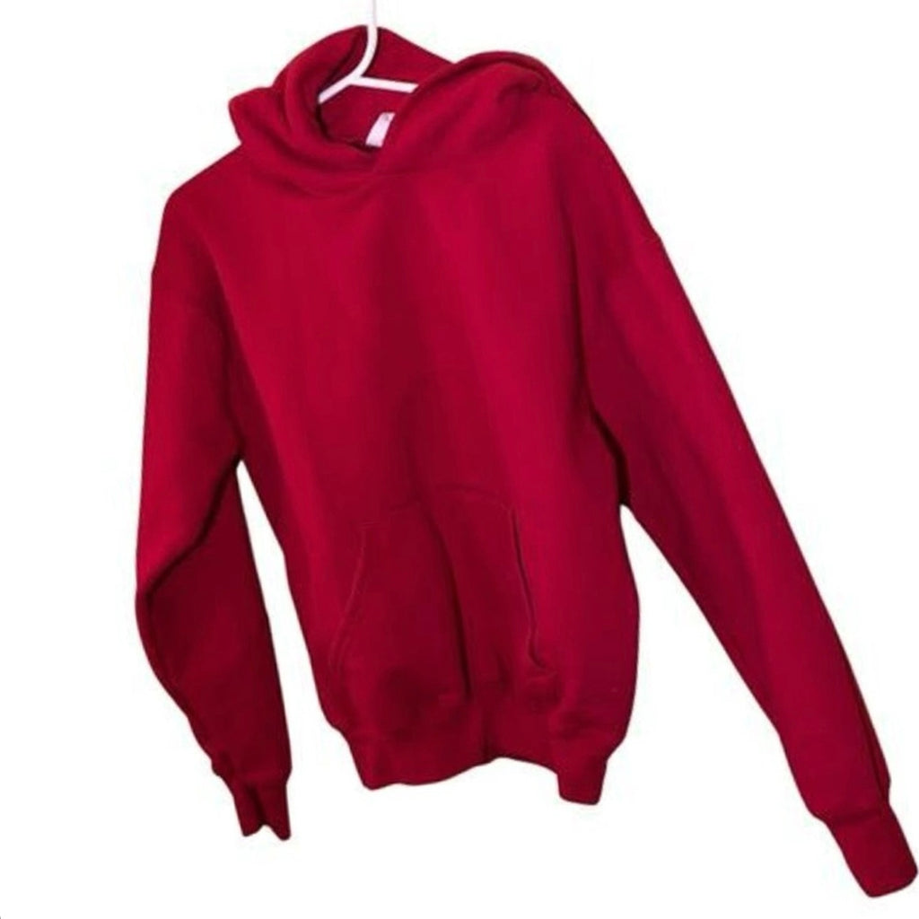 Hanes EcoSmart Kids Red Pullover Fleece Hoodie Size 6 Unisex Recycled Casual