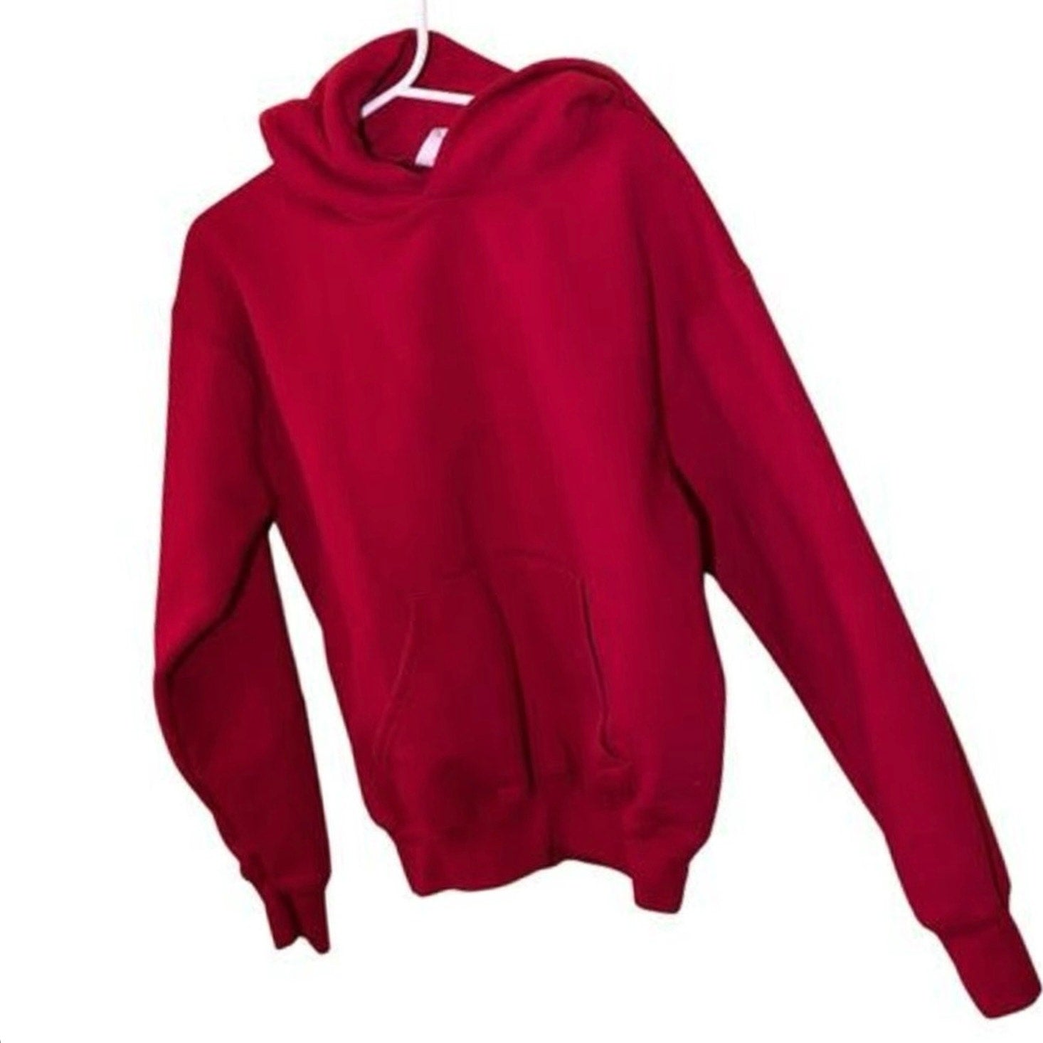 Hanes EcoSmart Kids Red Pullover Fleece Hoodie Size 6 Unisex Recycled Casual