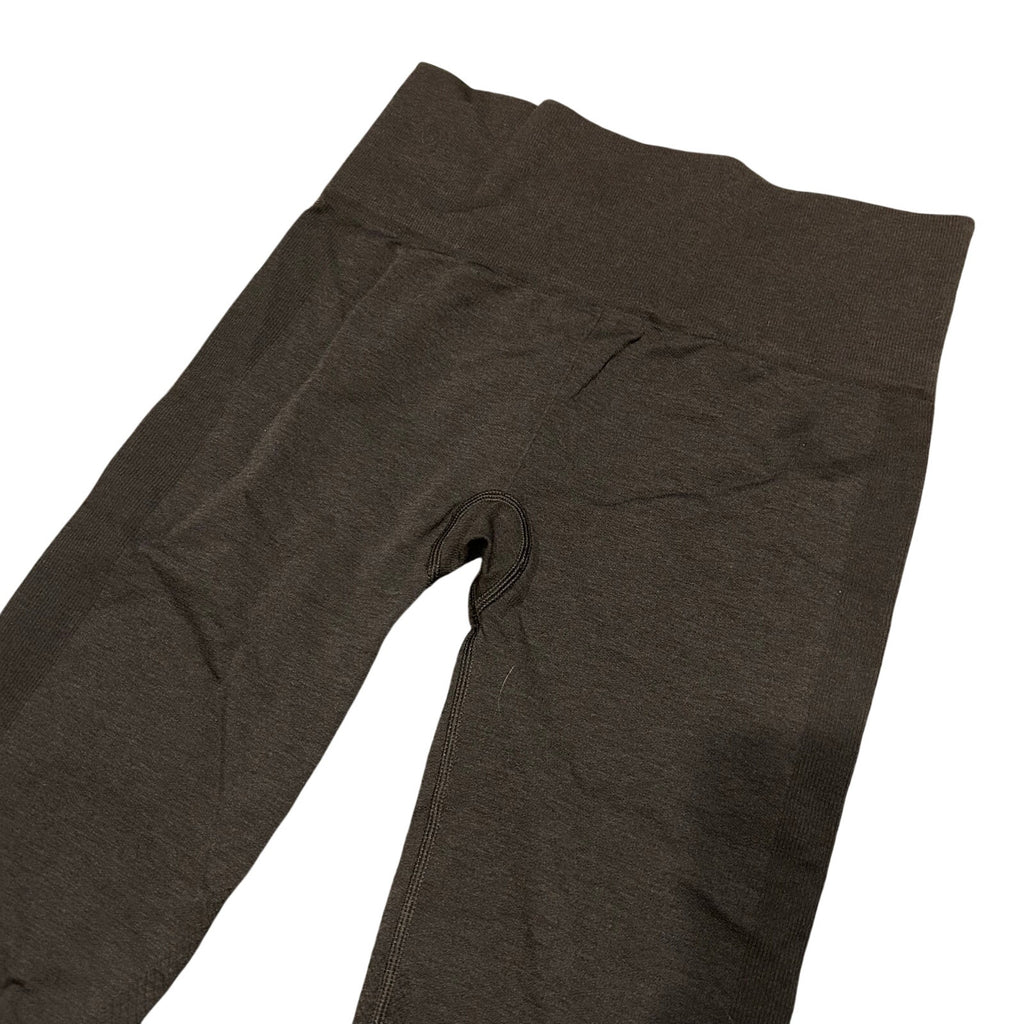 Lululemon Ebb To Street Tight Crop Leggings Black 6 Seamless High Rise