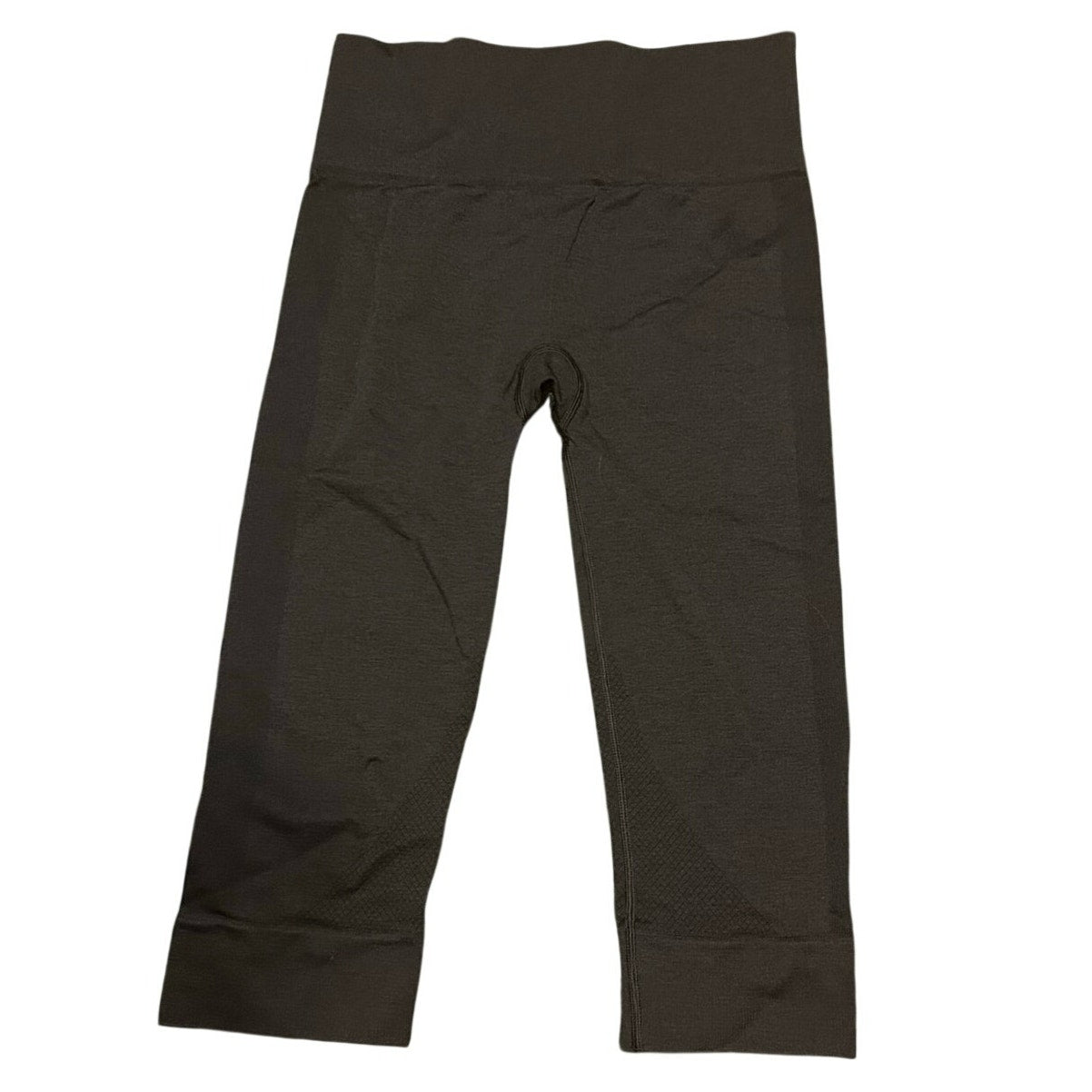 Lululemon Ebb To Street Tight Crop Leggings Black 6 Seamless High Rise