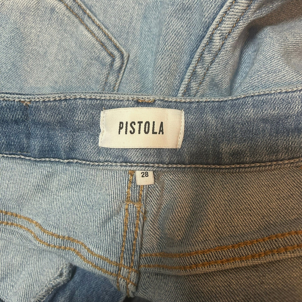 Pistola Cassie High Rise Straight Leg Jeans Sunrise Wash 28 Minimalist Indie