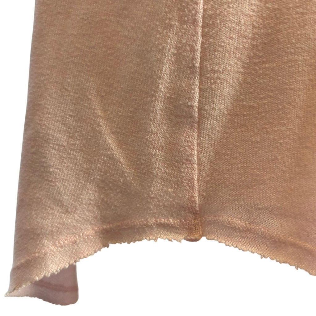 Hollister Pink Raw Hem Knit Long Sleeve Pullover Top Soft Coquette Casual Y2K