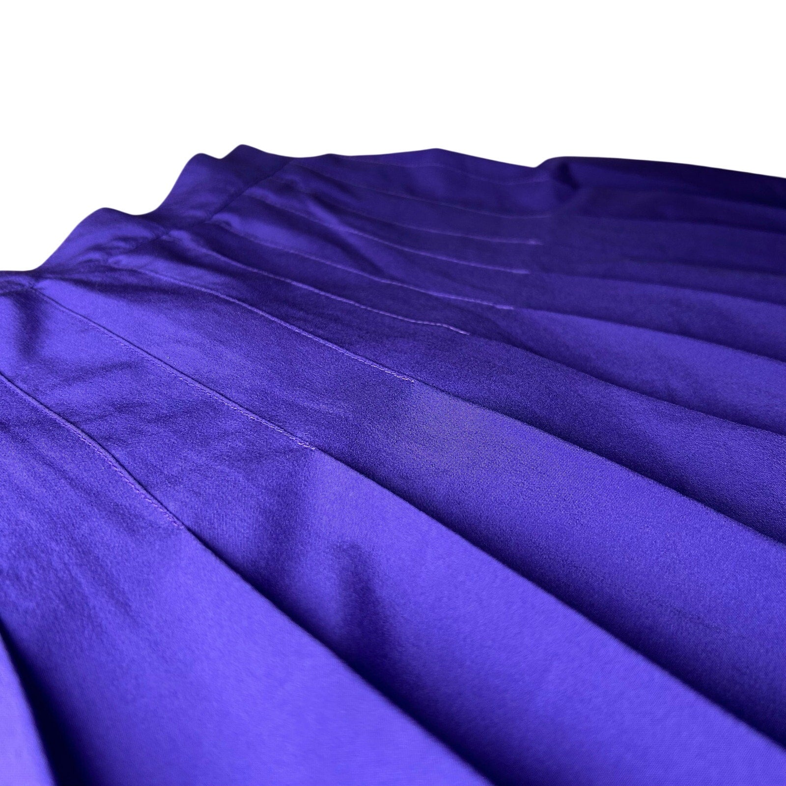 VTG 80s Lejay Purple Pleated Mini Skirt M Tennis Activewear Preppy Retro Casual