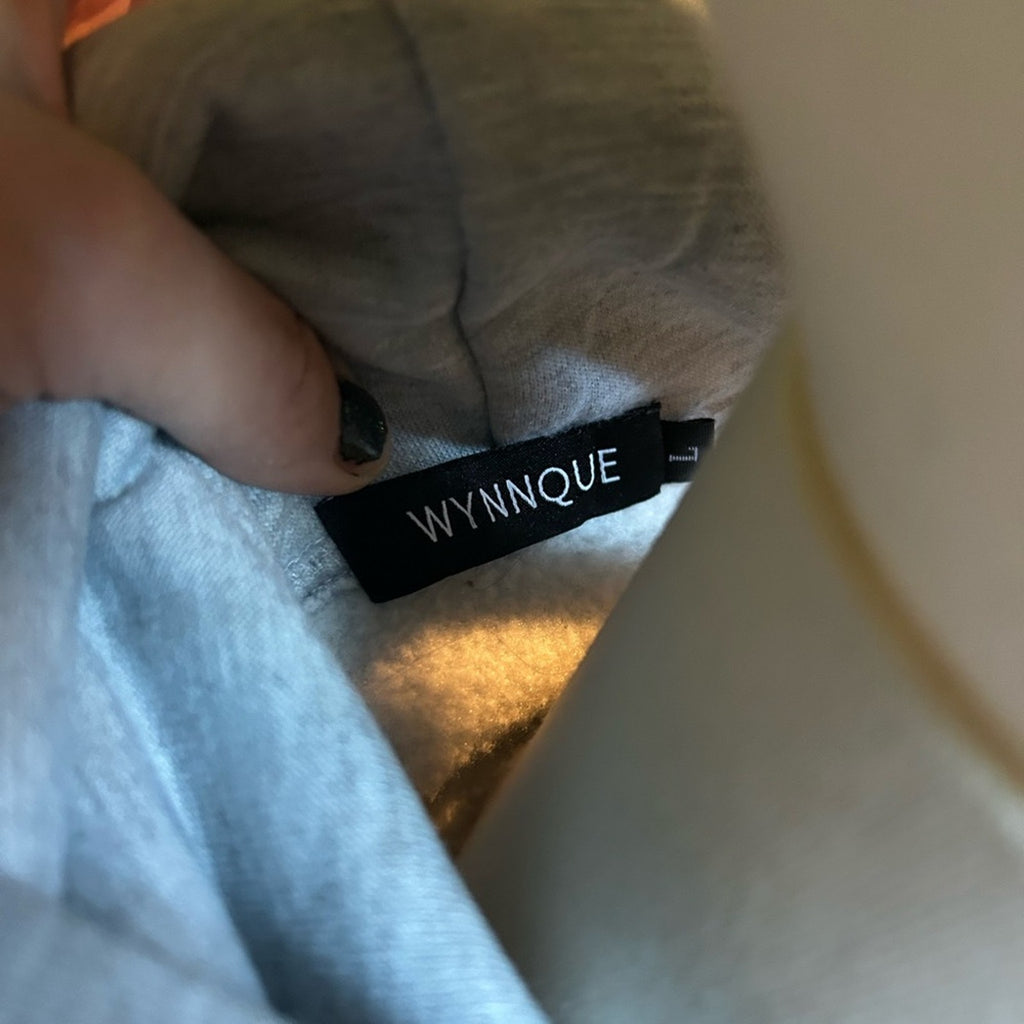 Light Gray Oversized Hooded Sweatshirt Unisex Hoodie XL with Front Pocket