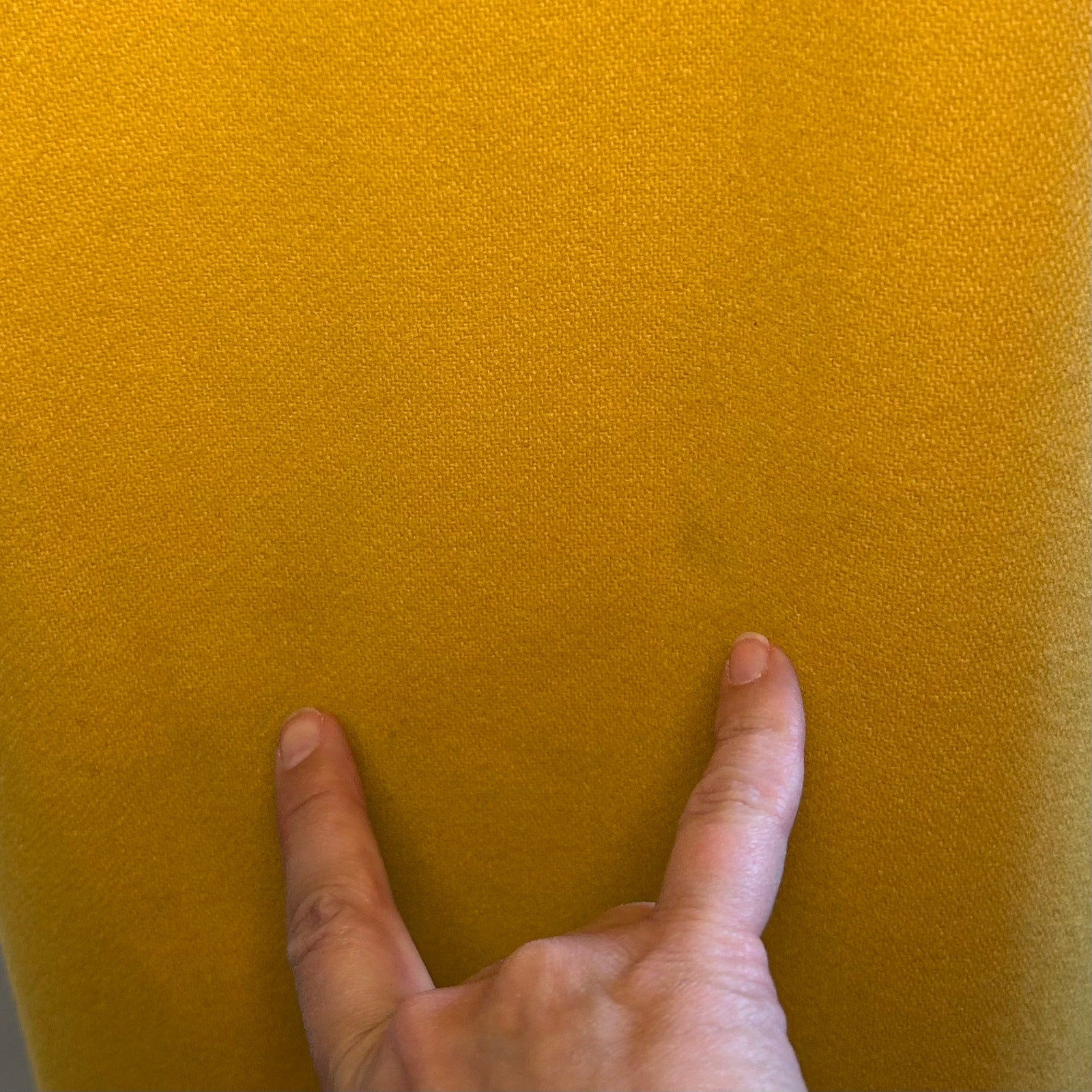 VTG 70s Peabody House Yellow Wool Pleated 4 Midi Skirt Pockets Boho Retro Twee