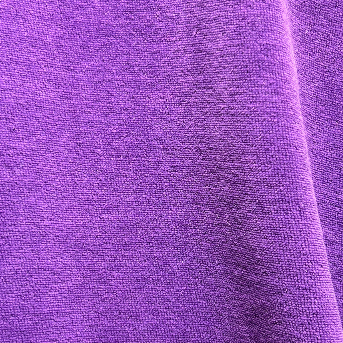 VTG 80s Como Sport M Purple Black Velour Top Colorblock Batwing Casual Retro
