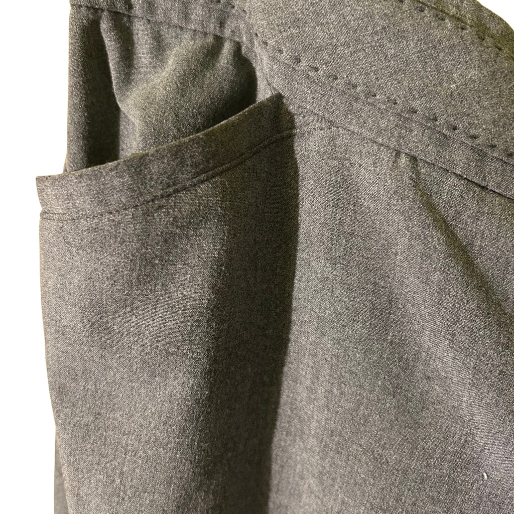 Christopher Banks Charcoal Gray Wool Blend Dress Pants Straight Leg Professional