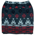 VTG The Last Best Place Southwestern Wool Blend Mini Skirt Black Red Aztec Sz 10