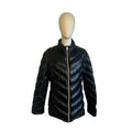 Calvin Klein XL Black Puffer Jacket Cheetah Lined Casual Gorpcore Minimalist