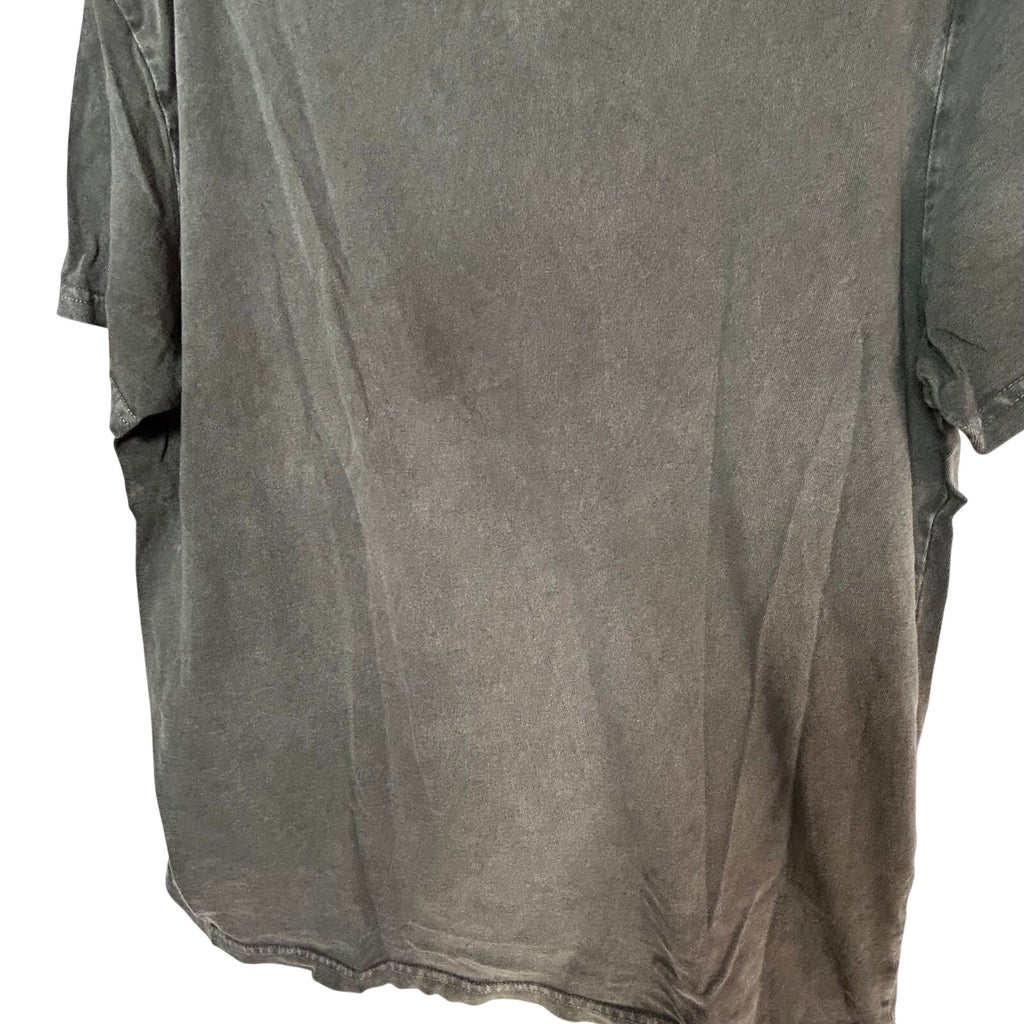 AC/DC Live Graphic Band Tee Lucky Brand Charcoal Gray Faded Rock T-Shirt XL