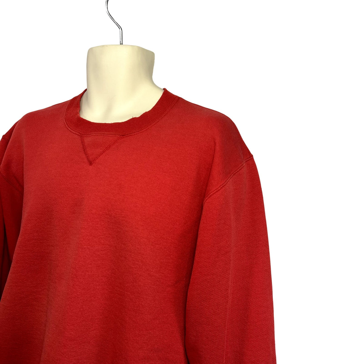 VTG 90s Russell Athletic M Red Fleece Crewneck Sweatshirt USA Gorpcore Utility