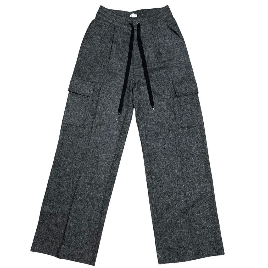 Silence & Noise Gray Cargo Pleated Pants 4 Streetwear Gorpcore Y2K Utility Basic