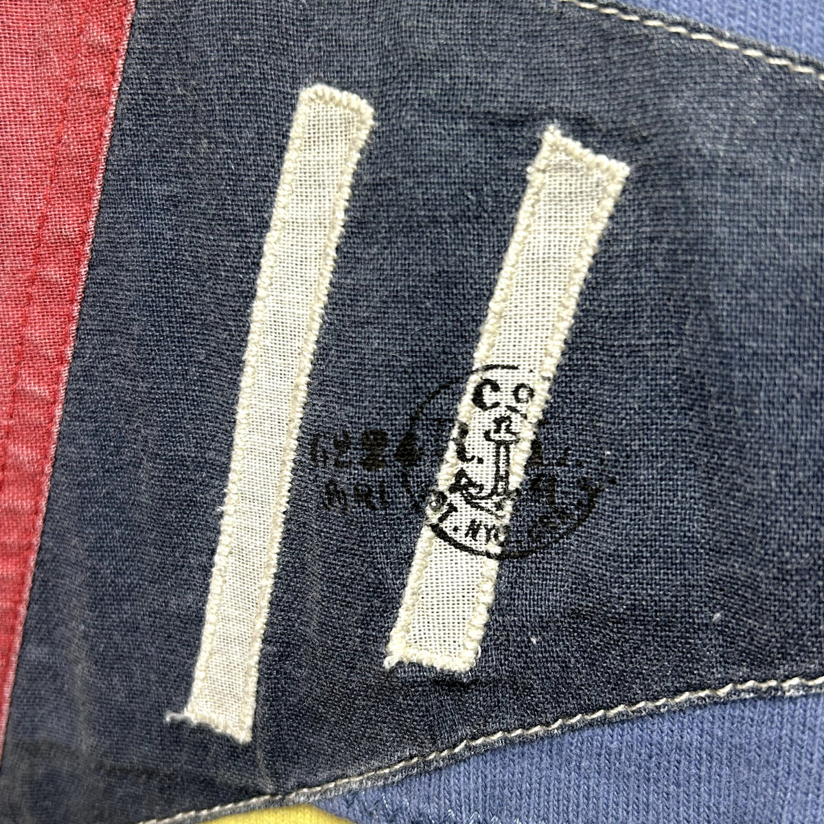 VTG 90s Polo Ralph Lauren XL Yellow Blue Striped RLPC Sailing Club Polo Shirt
