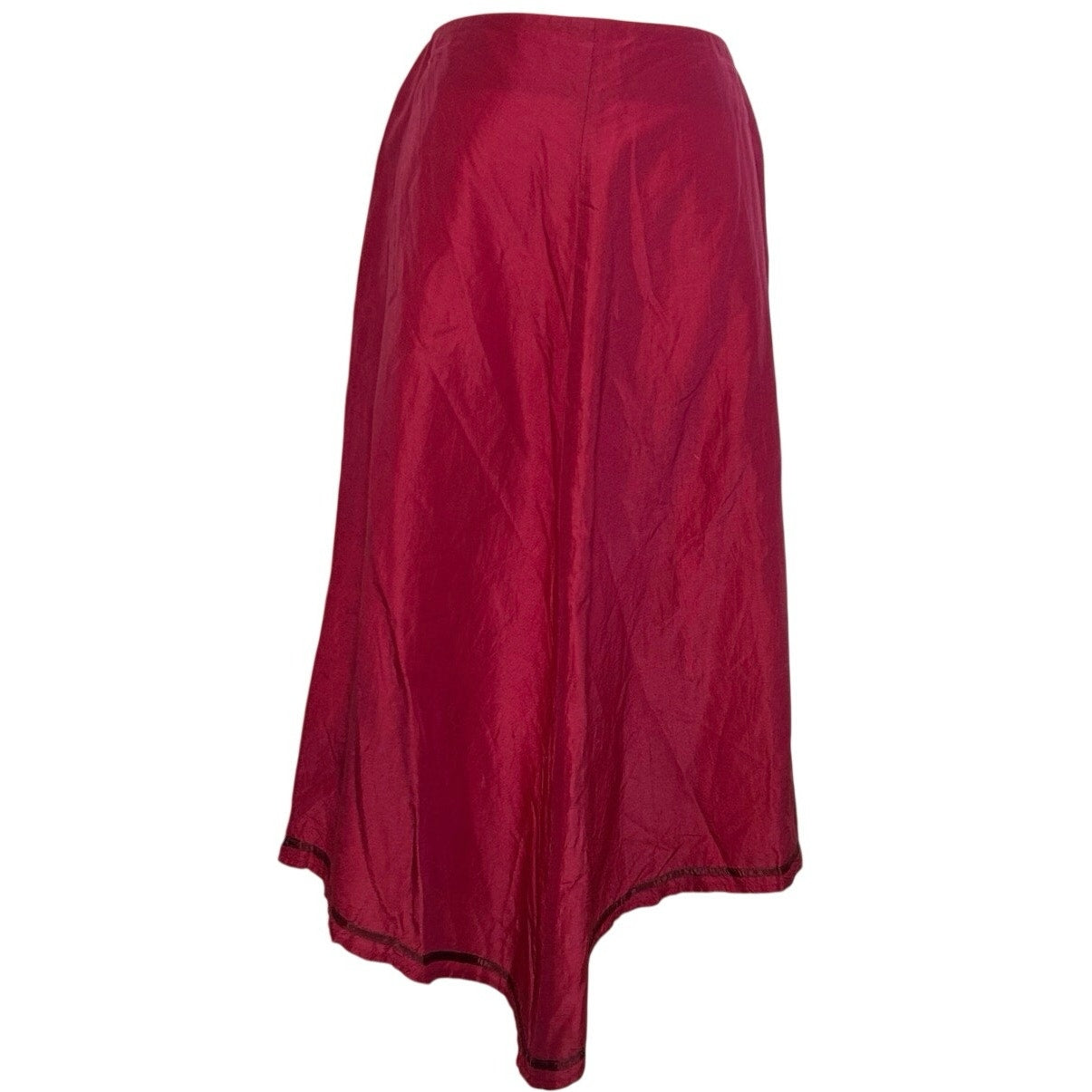 VTG Y2K Banana Republic Red Handkerchief Hem Midi 4 Skirt Fairy Coquette Boho