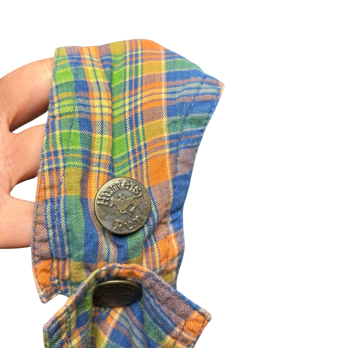 VTG 90s Hunters Run 8 Plaid Sleeveless Jumper Mini Dress Grunge Preppy Indie