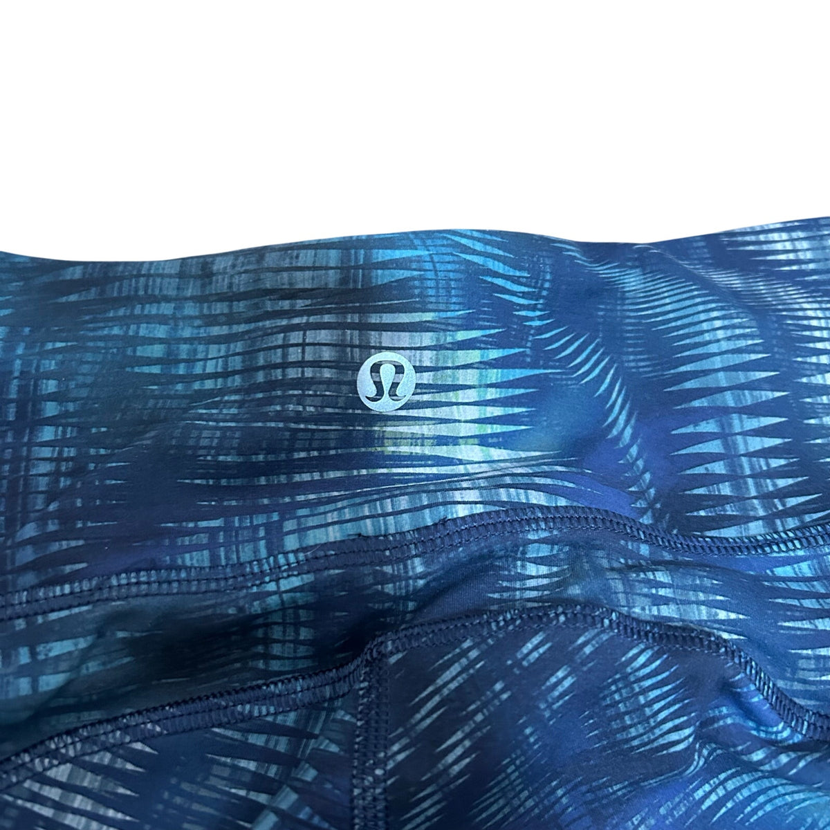 Lululemon Wunder Train HR Pocket Legging Blue Green Geo Wave 4