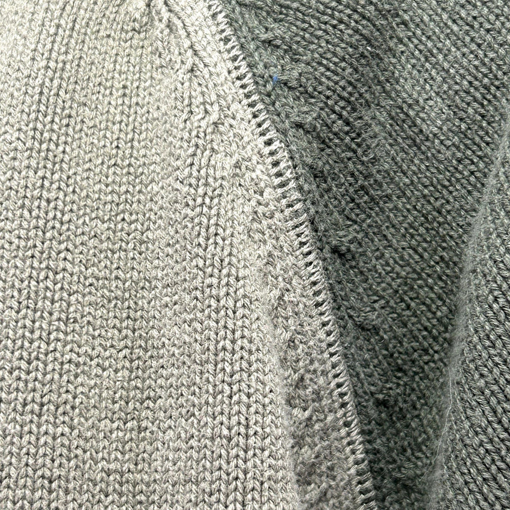 Eddie Bauer 2XL Green Dolman Sleeve Cotton Gauge Sweater Casual Basic Monochrome