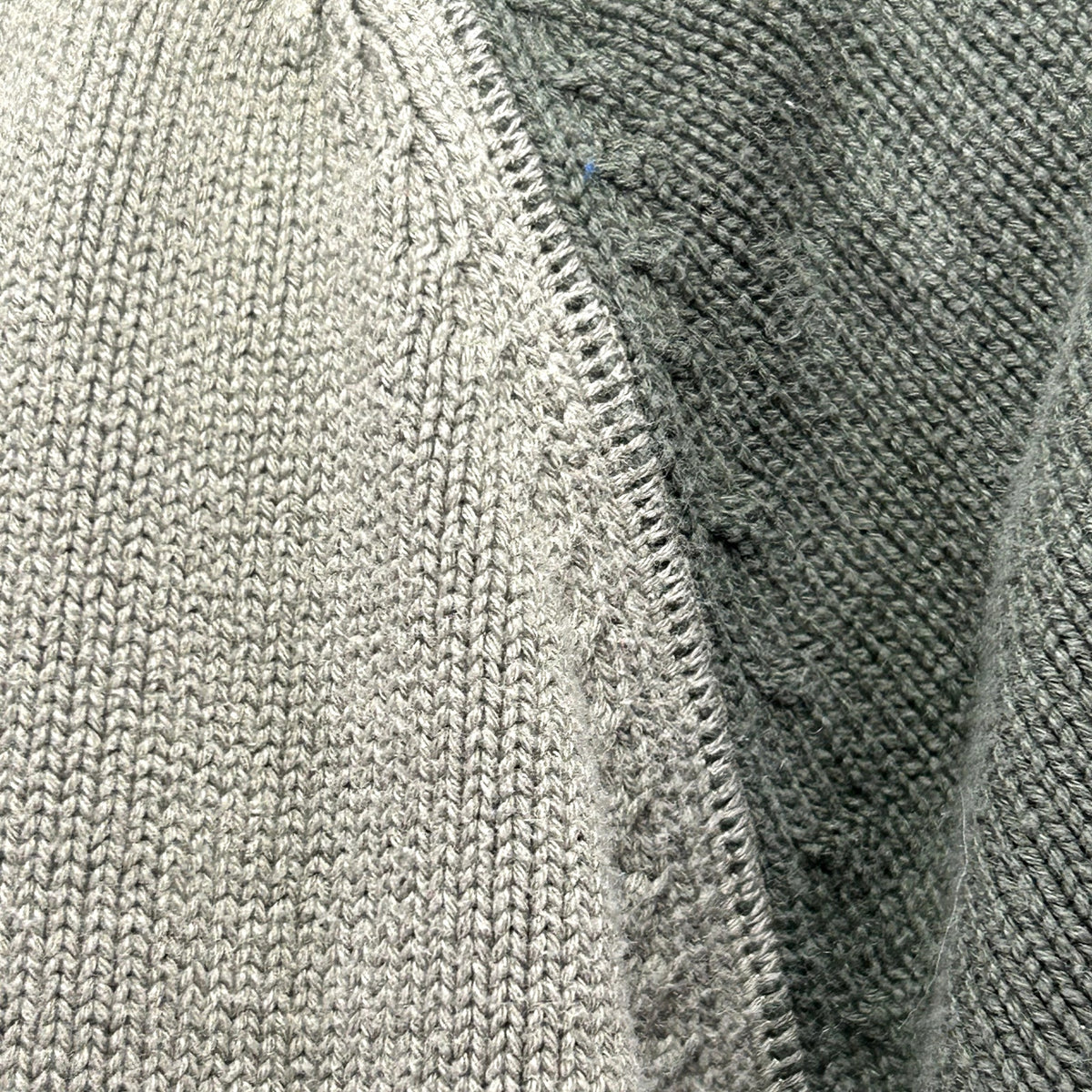 Eddie Bauer 2XL Green Dolman Sleeve Cotton Gauge Sweater Casual Basic Monochrome