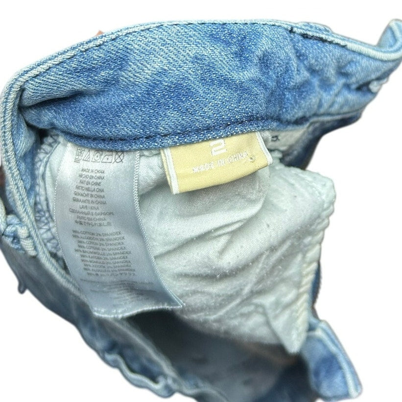 Michael Michael Kors Bleach Splatter Distressed Skinny Jeans