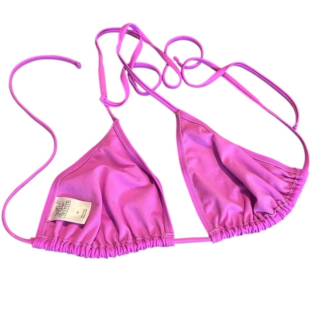Wild Fable Purple Triangle Bikini Top XL Aesthetic Beachwear Resort Pool Y2K