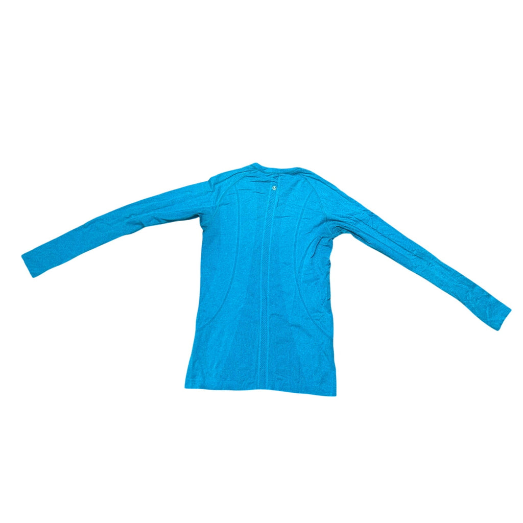 Lululemon Swiftly Tech Long Sleeve Top Blue 6 Flawed Paint Mark Activewear