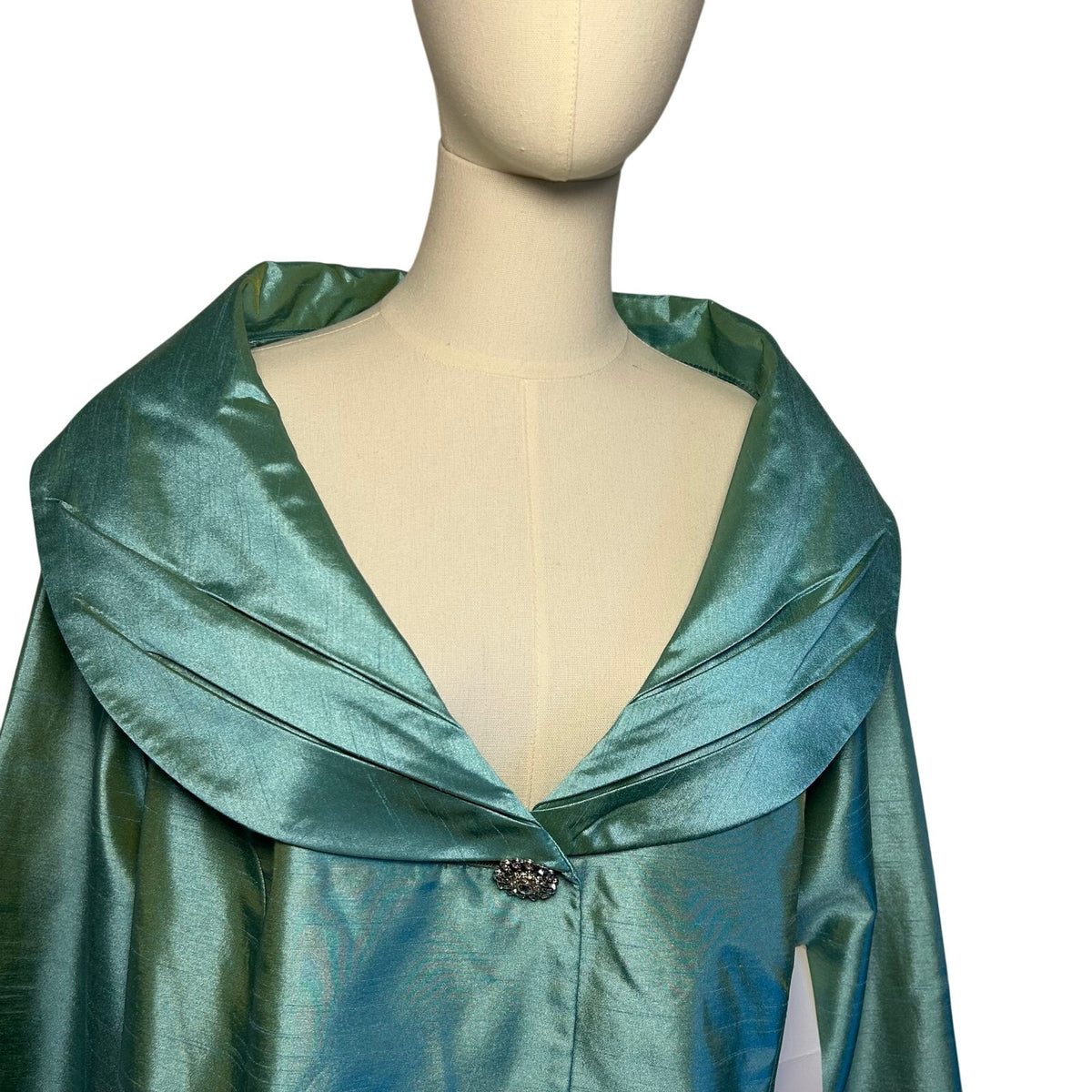 NWT ASHRO Teal Plus Size 16 Blazer Jacket Statement Workwear Career Outerwear