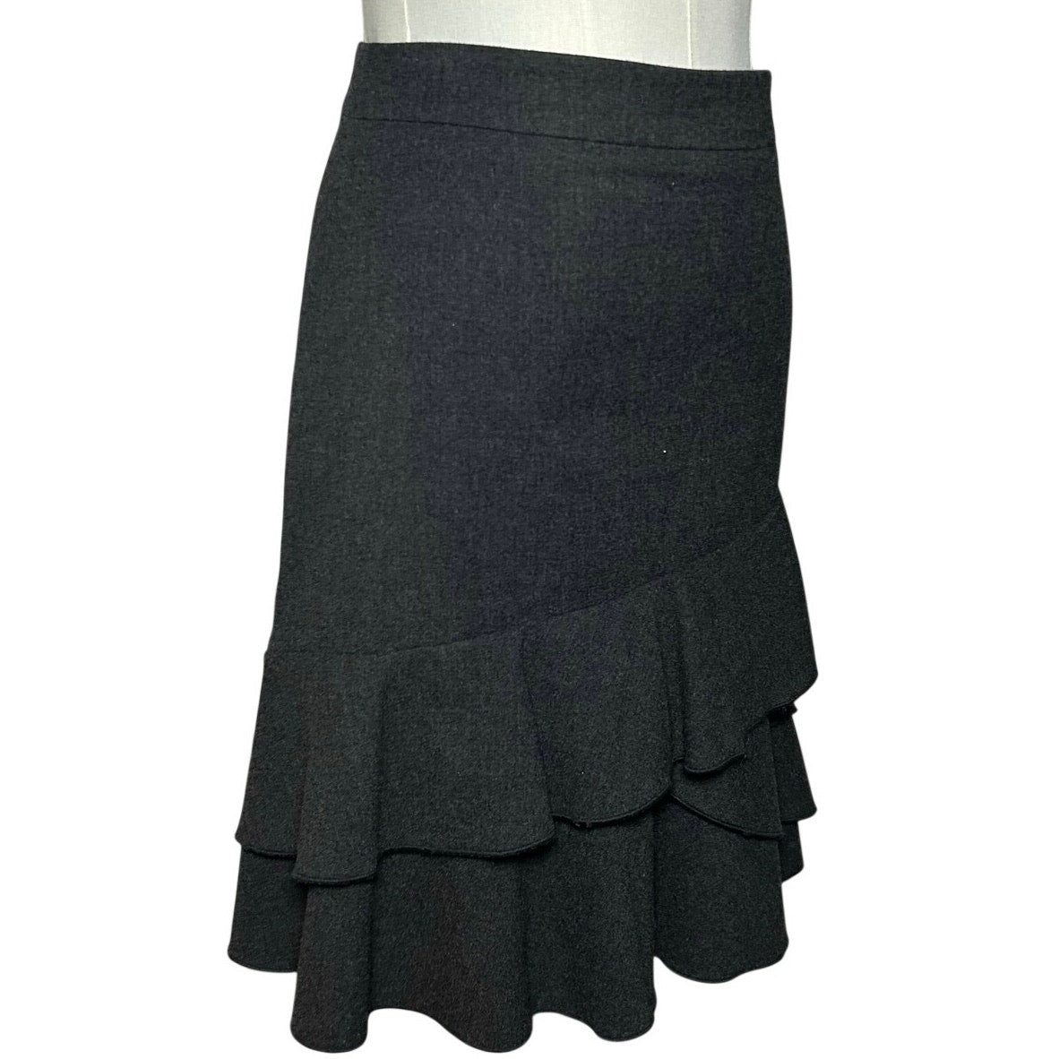 VTG 90s Y2K Minimalist Grunge Skirt M Dark Academia Flutter Streetwear Indie