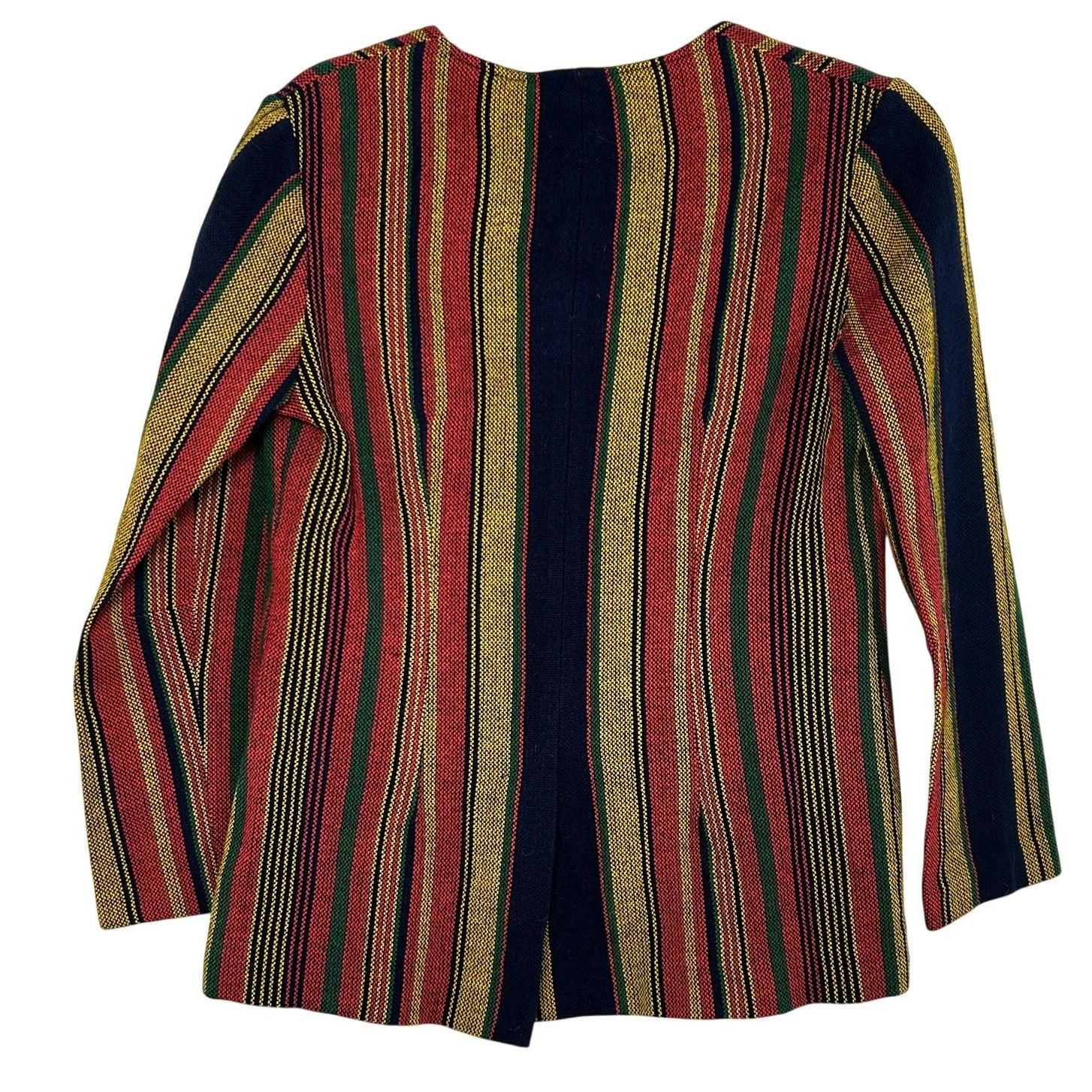 VTG 70s Pandora Costume Maker Striped Knit Long Sleeve Top Disco Retro Medium