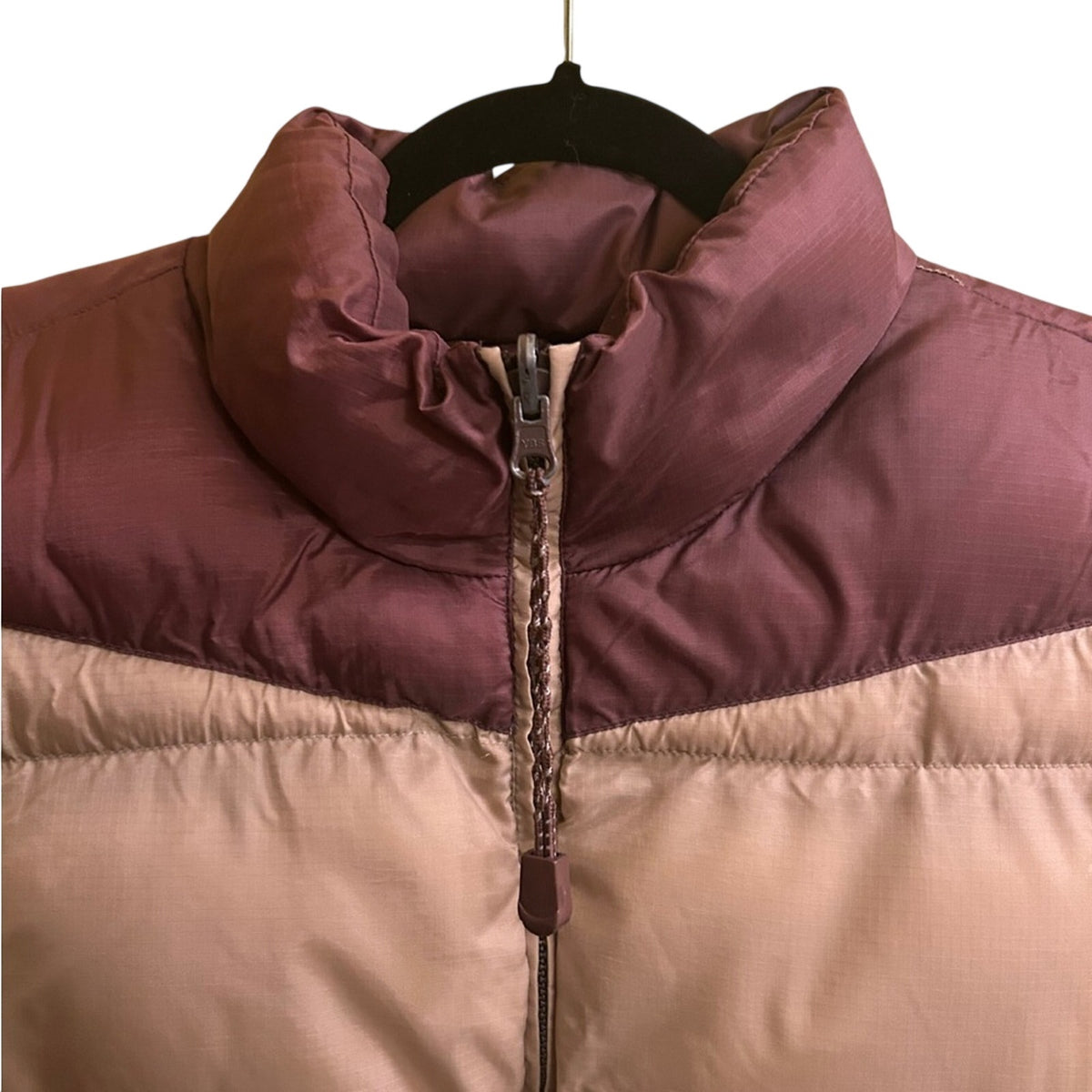 VTG Arizona Jean Co Reversible Puffer Vest Y2K Bronze Tan Gorpcore Large