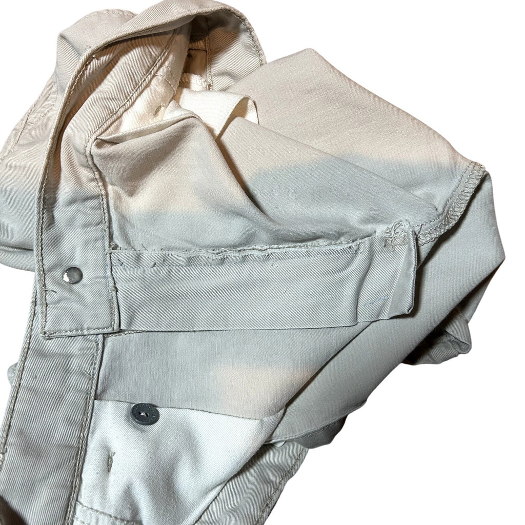 Calvin Klein Khakis VTG Made in USA 100% Cotton Flat Front Khaki Shorts Size 12