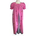 Pink Floral Puff Sleeve Square Neck Regency Bridgerton Dress S Cottage Coquette