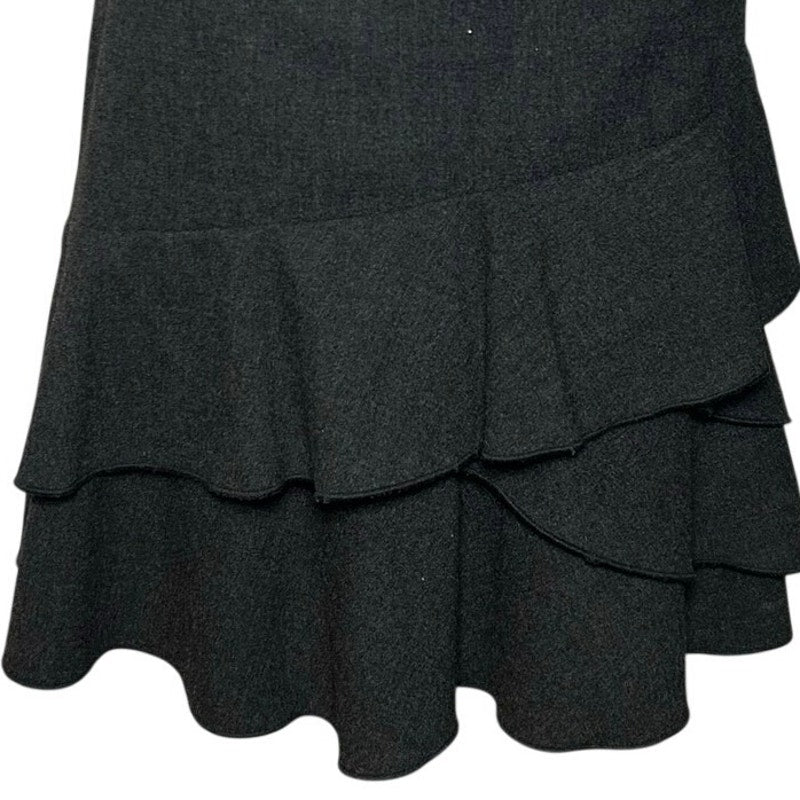 VTG 90s Y2K Minimalist Grunge Skirt M Dark Academia Flutter Streetwear Indie